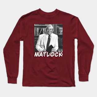 Matlock TV Andy Actorn Griffith TV Show Long Sleeve T-Shirt